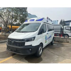 145km/H Emergency Service Diesel Ambulance For Sale With 215/75r16lt Type