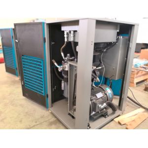 10HP screw air compressor original german air end in TUV certificates, 5 years