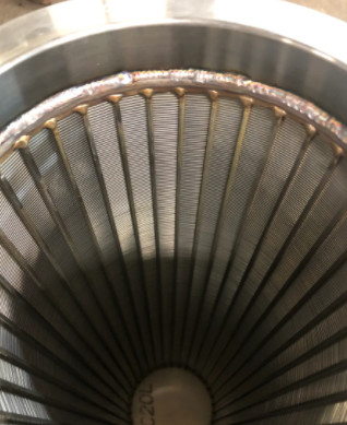 Quality V Type 2x1m Wedge Wire Filter Element Solid Liquid Separation wholesale