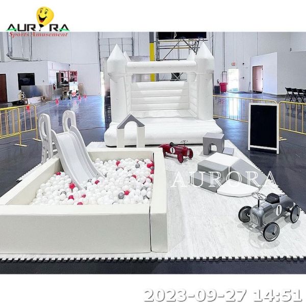 Quality Soft Play Equipment Inflatable Bounce House Cheap Indoor Playground With Ball Pit wholesale