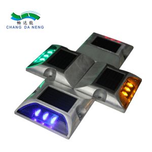 3leds Die Casting Aluminum Solar Road Studs IP68 Waterproof Solar Driveway Road