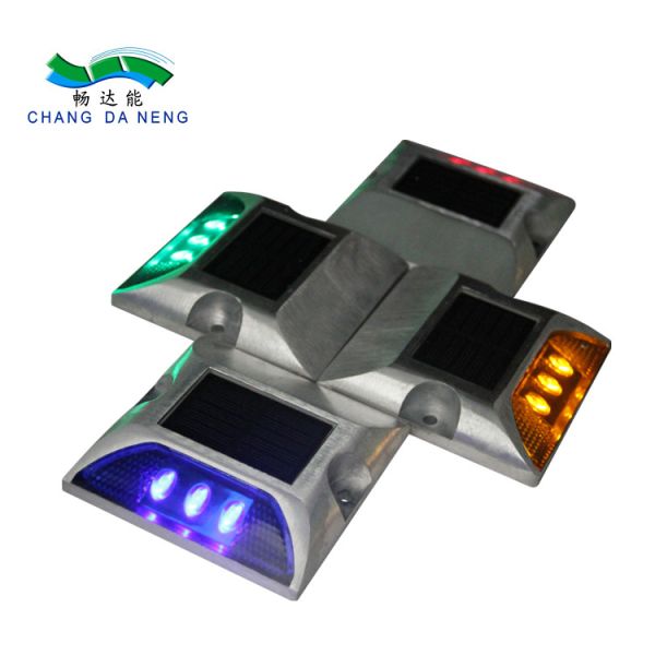 3leds Die Casting Aluminum Solar Road Studs IP68 Waterproof Solar Driveway Road