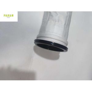 High Temperature 750GSM PTFE Membrane Filter Bags In Carbon Black Producing