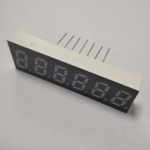 Small Size 6 Digit 7 Segment LED Display Common Anode Green for Frequency