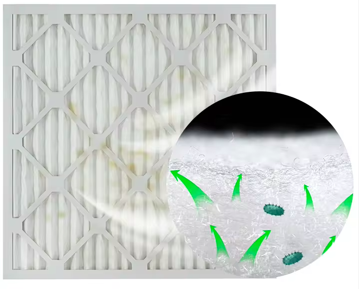 G4 Synthetic Fiber Pre Filter Air Conditioning Filter High Dust Containing