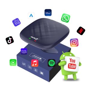 Wireless Adapter CarPlay Android 13 Smart Car Ai Box 8 Core 4g 64gb Wifi GPS LTE