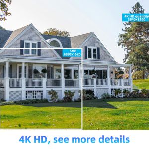 YGHT 4X 8MP Metal PTZ IP Camera with 4X Zoom, Vehicle/Human Detection, Two-Way