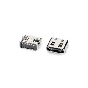 USB3.1  C Type connector  6 Pin Connector Female USB Type-C Charge Jack