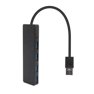 Quantum 4 Port Usb Hub With Switch And Led Indicator