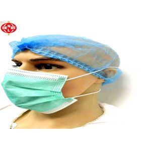 9g 10g 11g Disposable PP Non Woven Mob Cap Colorful