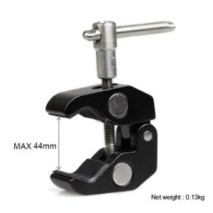 Super Clamp w/ 1/4" and 3/8" Thread