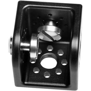 Alvin's Cables Extension Side Mounting Block with 3/8” Threads, 3-Port Square