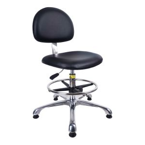 Anti Static PU Leather Chairs For Cleanroom And Lab Work With ESD Protection And