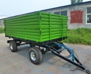 Cheap Tractor Mounted 60hp Hydraulic 5t Self Dumping Trailer Farm Tractor Attachments for sale