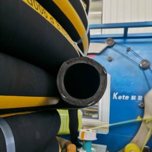 NR CR SBR Rubber Bulk Material Handling Hose With Double Layer Reinforced