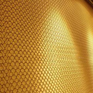 Cheap Corrosion Resistant Metal Ring Mesh Electroplated Surface For Architectural Design for sale