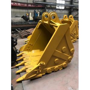 PC140 CAT314 Wheel Loader Bucket 0.65cbm Q355B Hardox500 Material