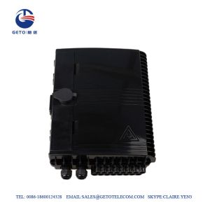 OEM Outdoor Waterproof Black ABS FDB Fiber Distribution Box 16 Cores