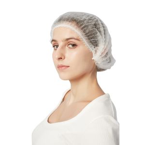 Latex Free Disposable Hair Net with PP Nonwoven Material to Prevent Hair Fall