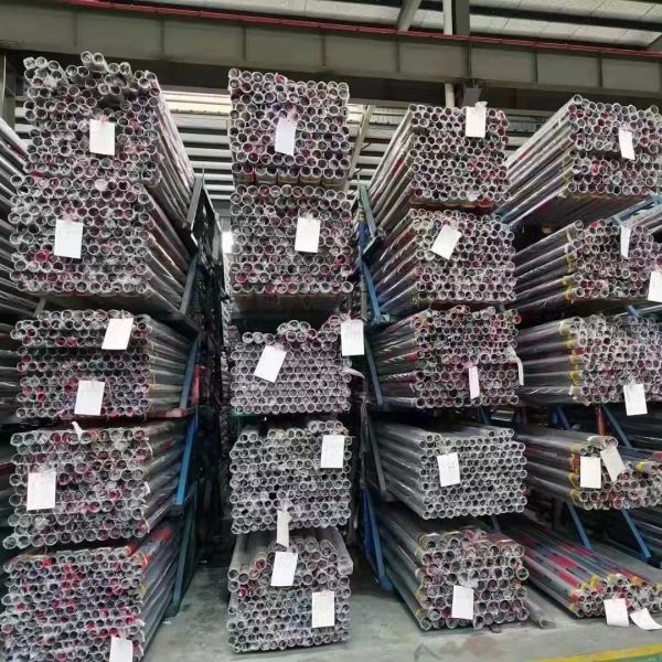 Annealed Round 304 Stainless Steel Welded Pipe With PVC Foil Finish BA Bright