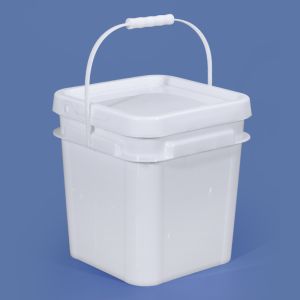 Bulk Sealed Square 5 Gallon Transparent Bucket Food Safe Custom