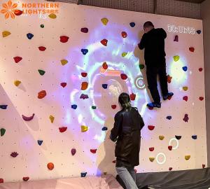Cheap New Interactive Wall Climb Kid Rock Interactive Holographic Hologram Projector Interactive Game for sale