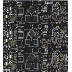 Black Solder Mask 4 Layer PCB Enig Finish 1.6 MM Thickness 1 OZ Copper 3.5 Mil