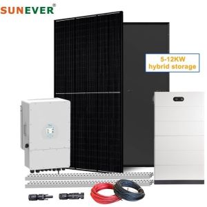 Home Solar Energy Storage System 6kw 8kw 10kw for Hybrid Kit Complete Power