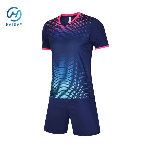 Quality Plain Football Jersey Set – Unbranded Team Uniform Kit with Quick-Dry Fabric, Bulk Order Discounts, Worldwide Shipping & OEM Service wholesale