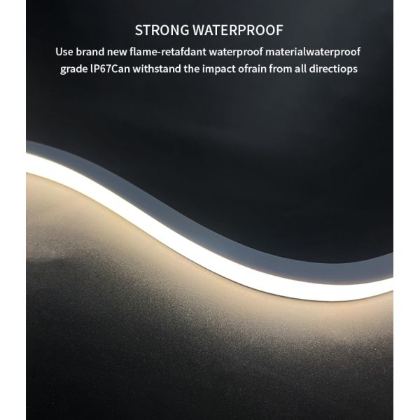 16 * 16mm IP68 Waterproof LED Neon Flex Strip Light Swimming Pool LED Neon Flex Outdoor
