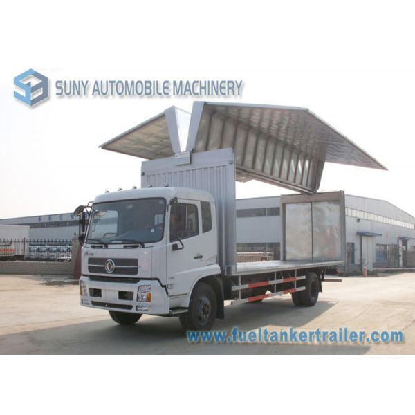 Quality 12 T Refrigerator Van Truck Dongfeng Kingrun 4x2 Wing Open Cummine Engine 170 HP wholesale