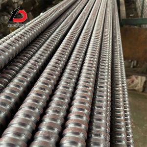 High Strength Full ASTM Precision Hollow Rock Bolts Threaded Steel Self Drilling