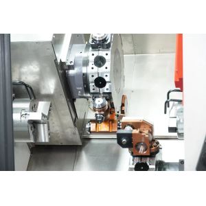 Digital Siemens Dual Spindle Dual Turret Lathe For Electrical Industry