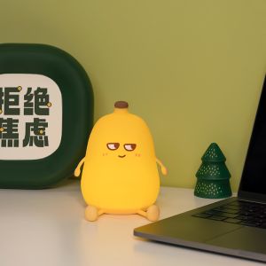 Modern Design Banana Silicone Night Light Cute Rechargeable Dimmable LED Small