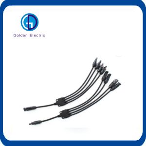 Y Branch 4 To 1 1000v PV Wire Safety With High Temperature Resistance