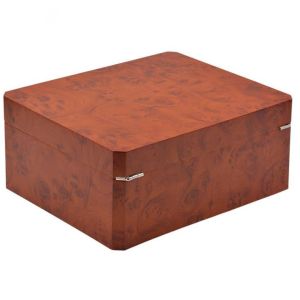Customized High End Single Layer Cigar Humidor Box Silk Screen Printing Logo