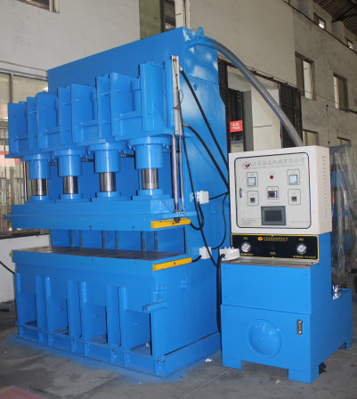 Upper Pressure Vulcanizing Press Machine Table 2000X500mm Automatic Pressure ,