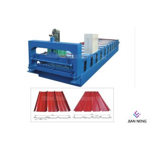 China Hydraulic Powered Uncoiler Metal Roofing Machine With Big Diameter Rollers on sale