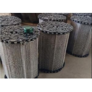 Ss304 Flat Plate Link Conveyor Belt Smooth Surface