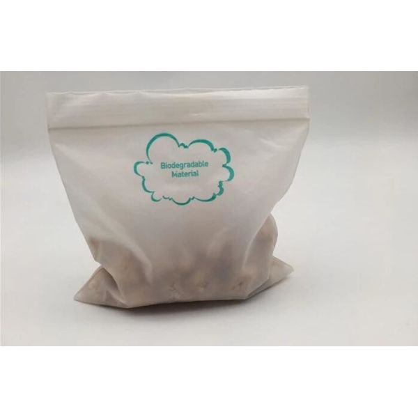 Eco PLA 100% Biodegradable Corn Starch Compostable Plastic Zipper Bag,Resealable