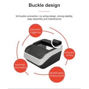 Illumination ICAO Doc 9303 Passports Full-Page MRZ Passport Reader with RFID