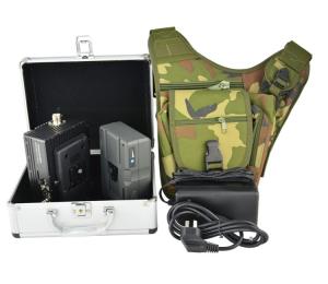 Cheap Manpack Cofdm Hd Video Transmitter , Mobile Video Transmitter Low Consumption for sale