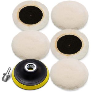7Pcs Wheel Wool 70mm Buffing Polishing Pads Set 4.8 Ounces