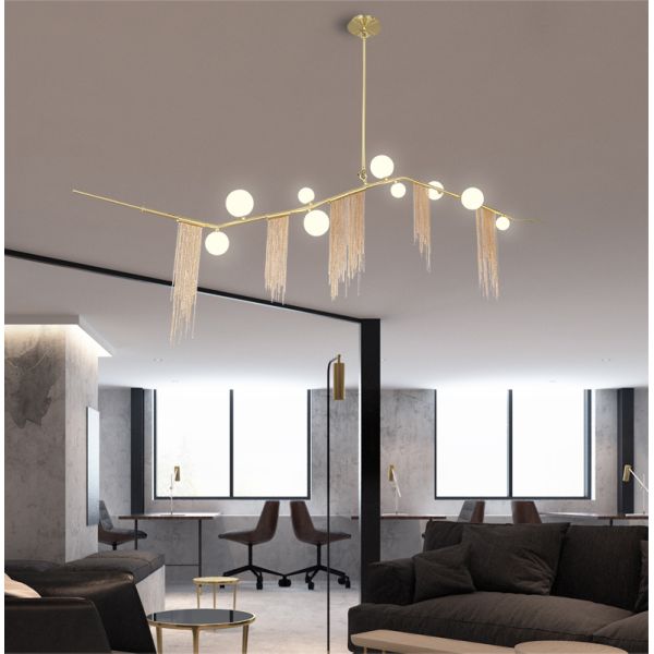 Multi Fitting Pendant Light Glass Ball for Shopping Mall