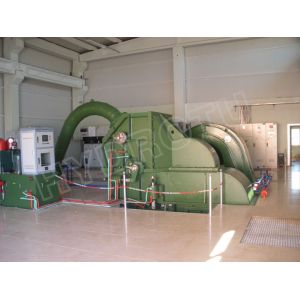 High Water Head Pelton Hydro Turbine / Pelton Water Turbine With Synchronous