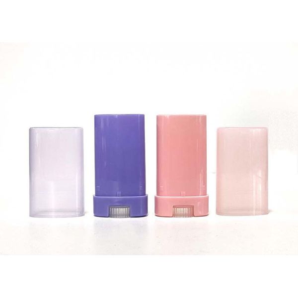 Quality 15g 15ml Empty Round Deodorant Tubes Crown Cap  Lip Balm Tubes wholesale