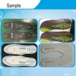 Shoes pad automatic screen printing machine with uploading device and tunnel