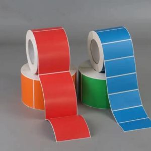 Weifang Made Printed Adhesive Direct Thermal Label Color Thermal Sticker Top
