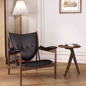 Medieval Vintage Lazy Lounge Chair Designer Home Single Person Couch Chair