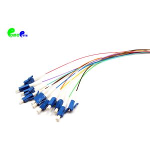 LC SM Fiber pigtail set 12F 12Colors-Coded 900μm 1.5M LSZH 12pcs a set Easy to